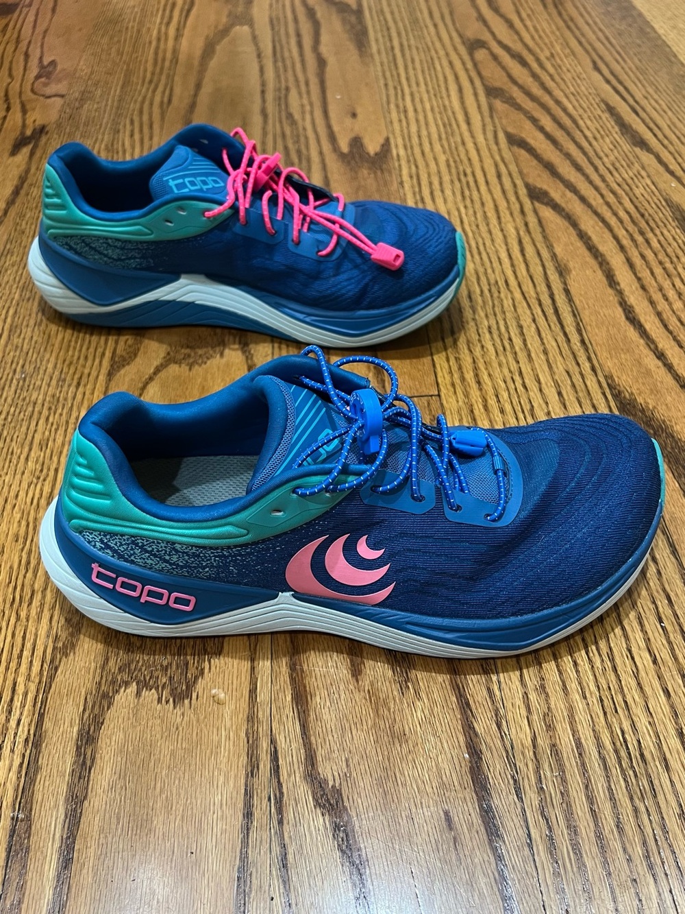 Topo Athletic Women’s Ultrafly 5 Sz 9.5 Blue/Aqua Running/Walking Stability Shoe - Picture 6 of 9
